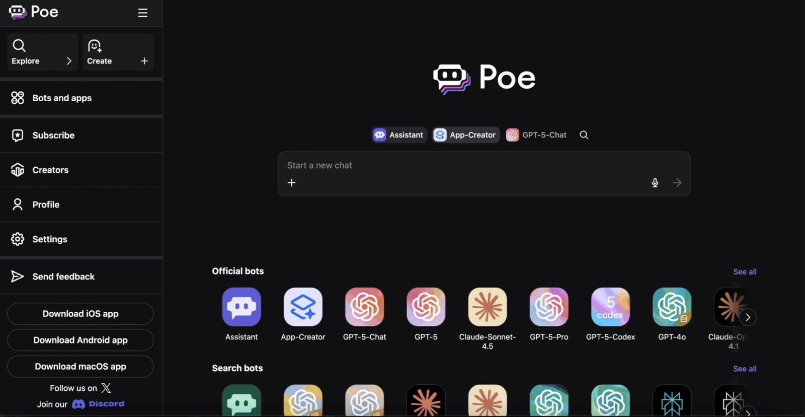 Poe by Quora - AI Aggregators