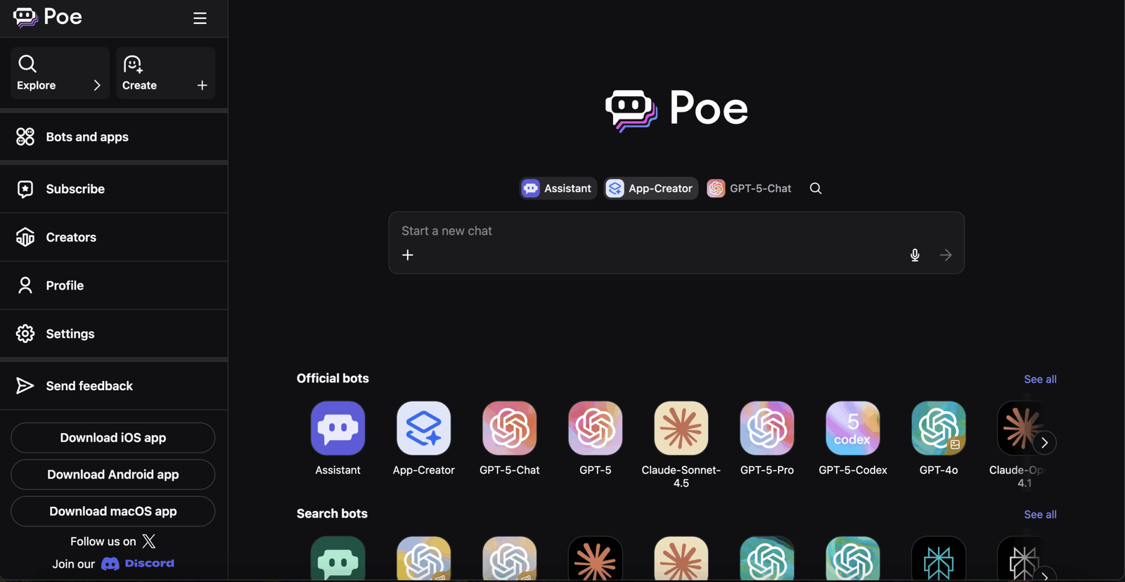 Poe by Quora - AI Aggregators