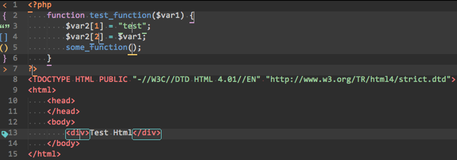 matching-brackets
