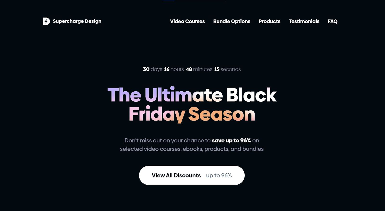 Supcharge Design - Black friday Deals for Designer
