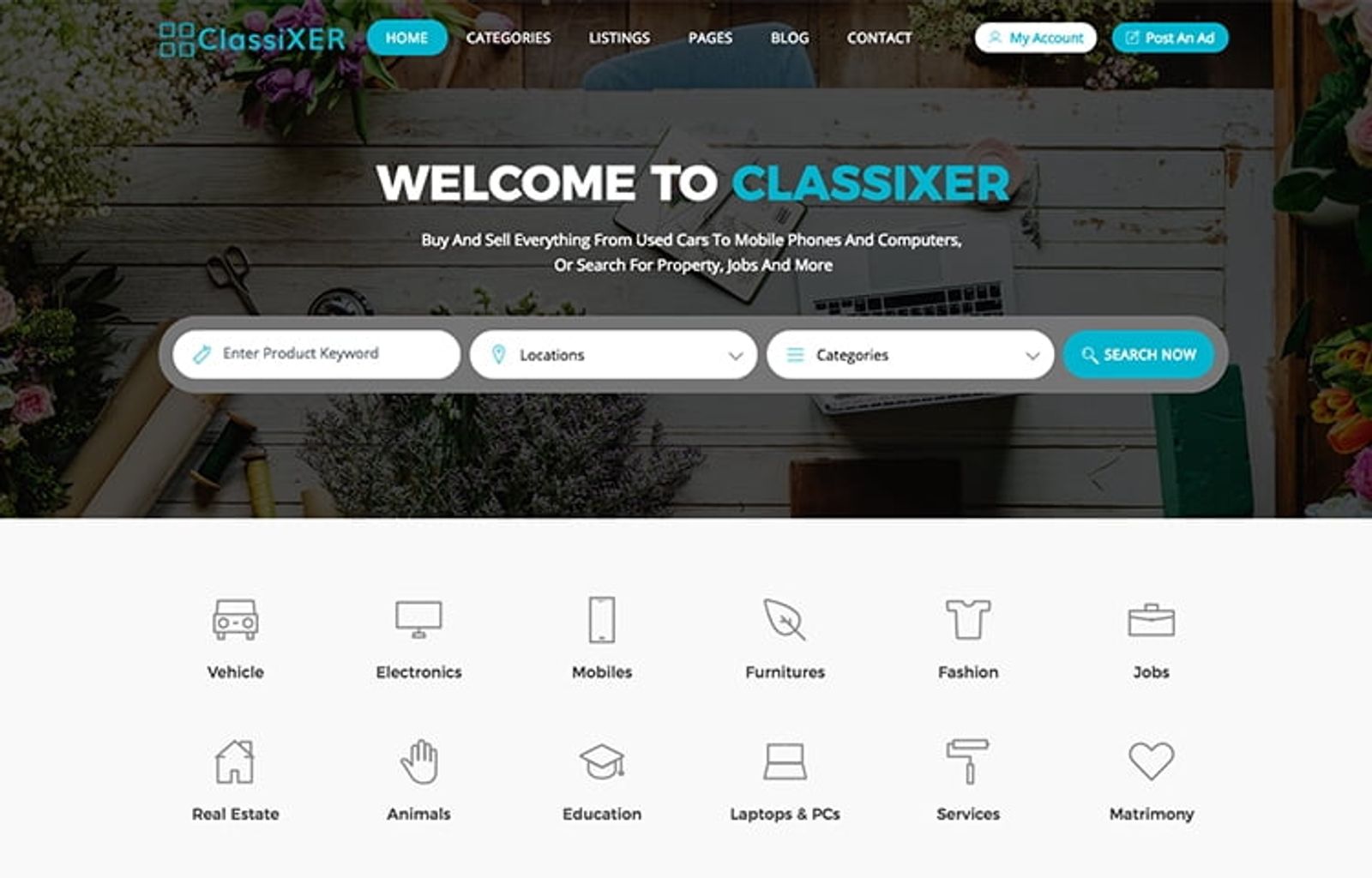 Classixer -Classified Website Templates