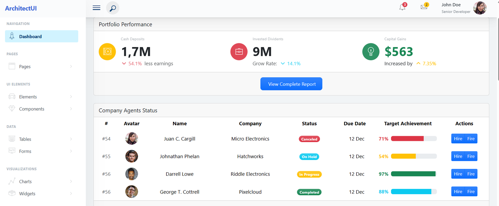 ArchitectUI Angular eCommerce Template