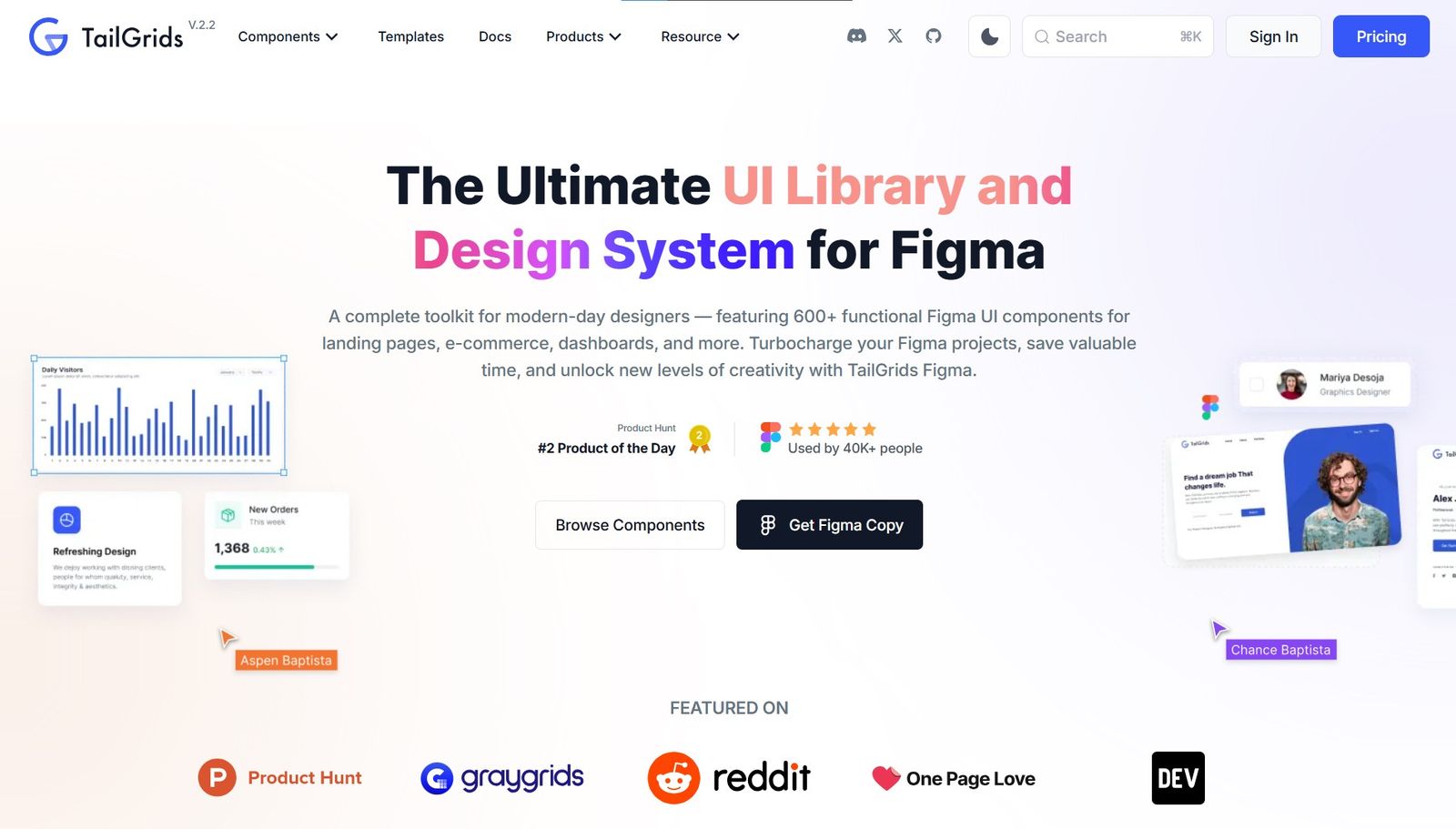 TailGrids - Figma