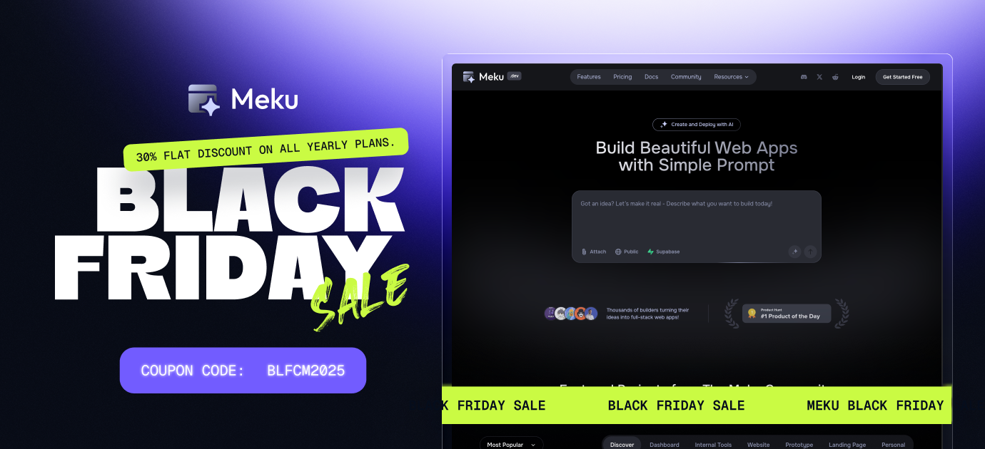 Meku - AI Web App Builder
