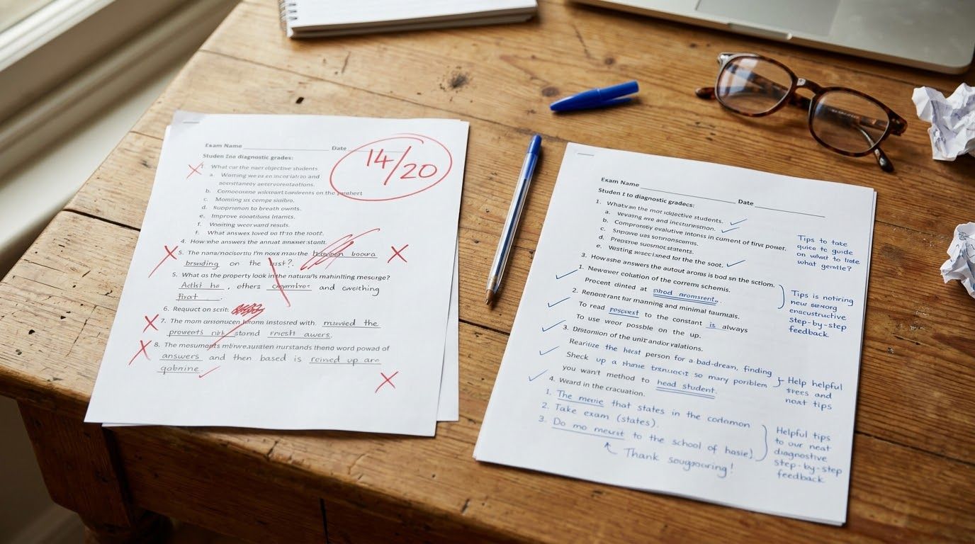 The Neuroscience of Exam Anxiety: Why Red Marks Paralyze and How Feedback Heals