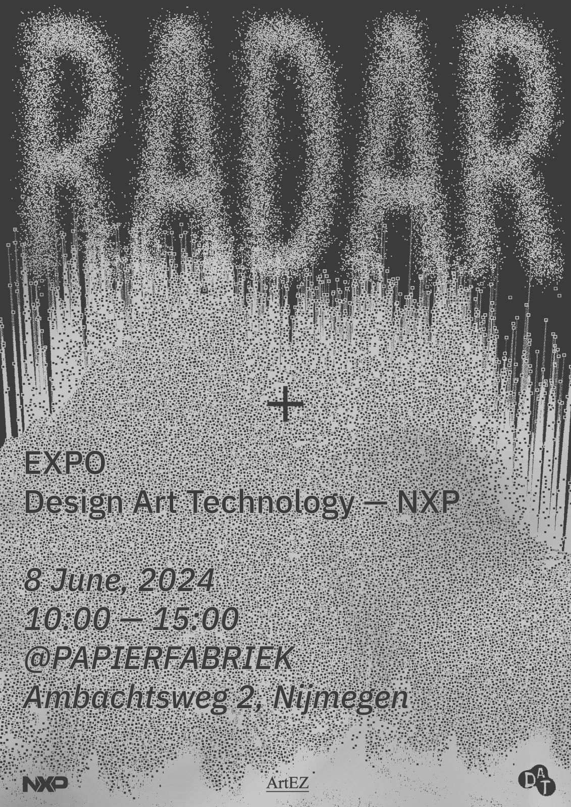 A poster from the exhibition called 'RADAR'