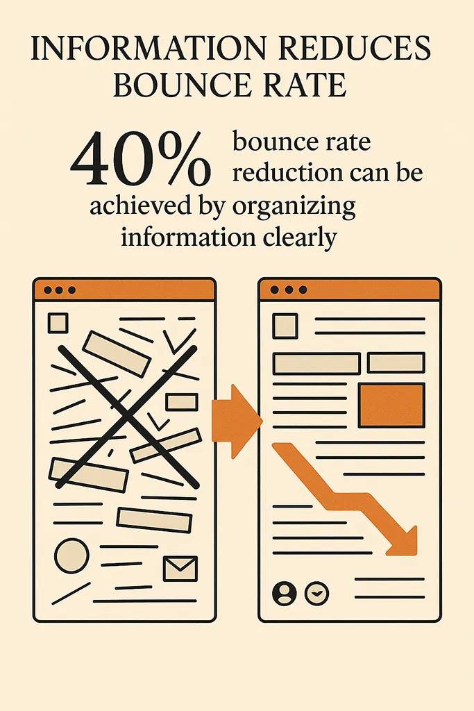 information reduces bounce rate