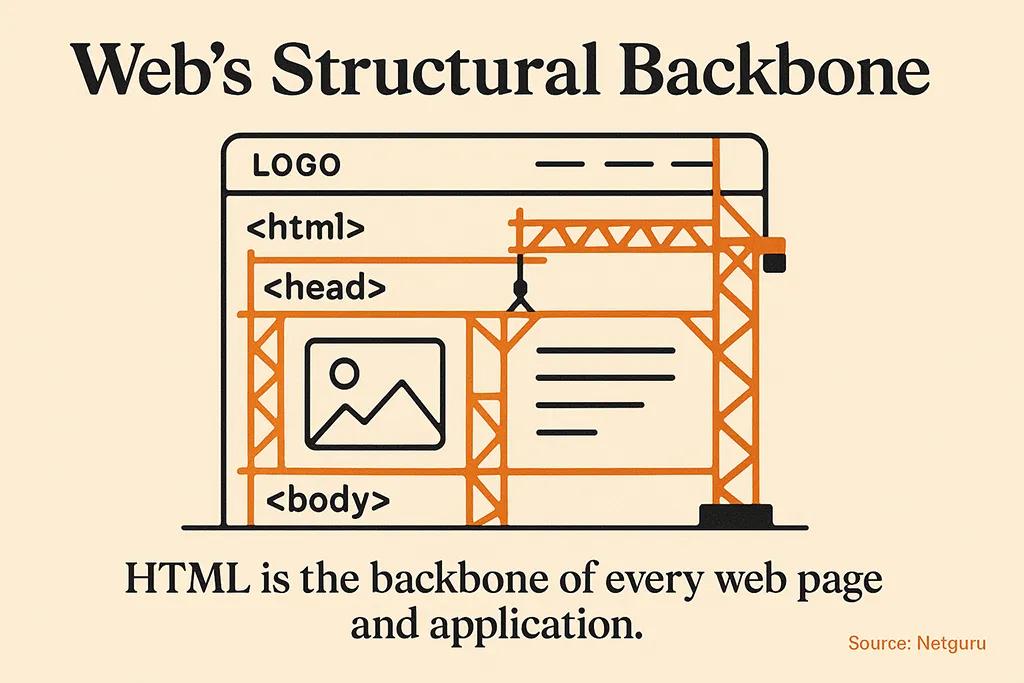 HTML is the backbone of every web page and application