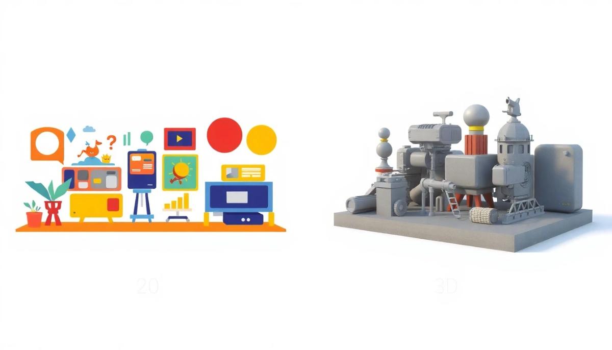 Choosing Between 2D vs 3D Design