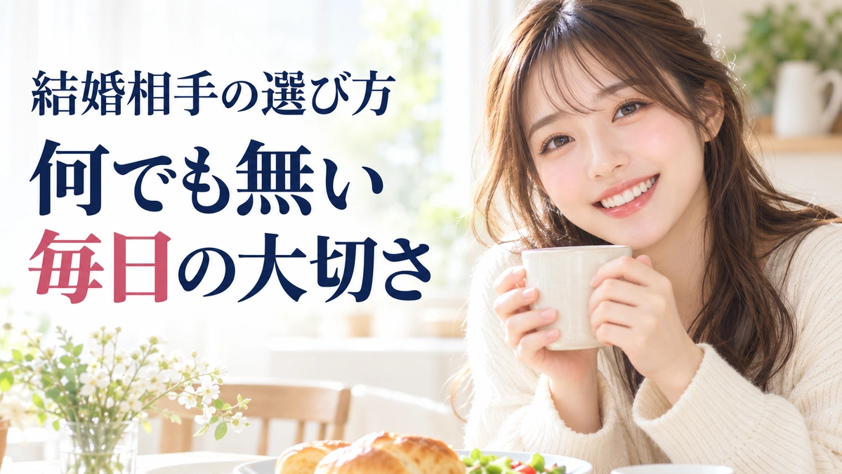 結婚相手の選び方|父が残してくれた教えと、内科医として知った「何でもない毎日」の大切さ