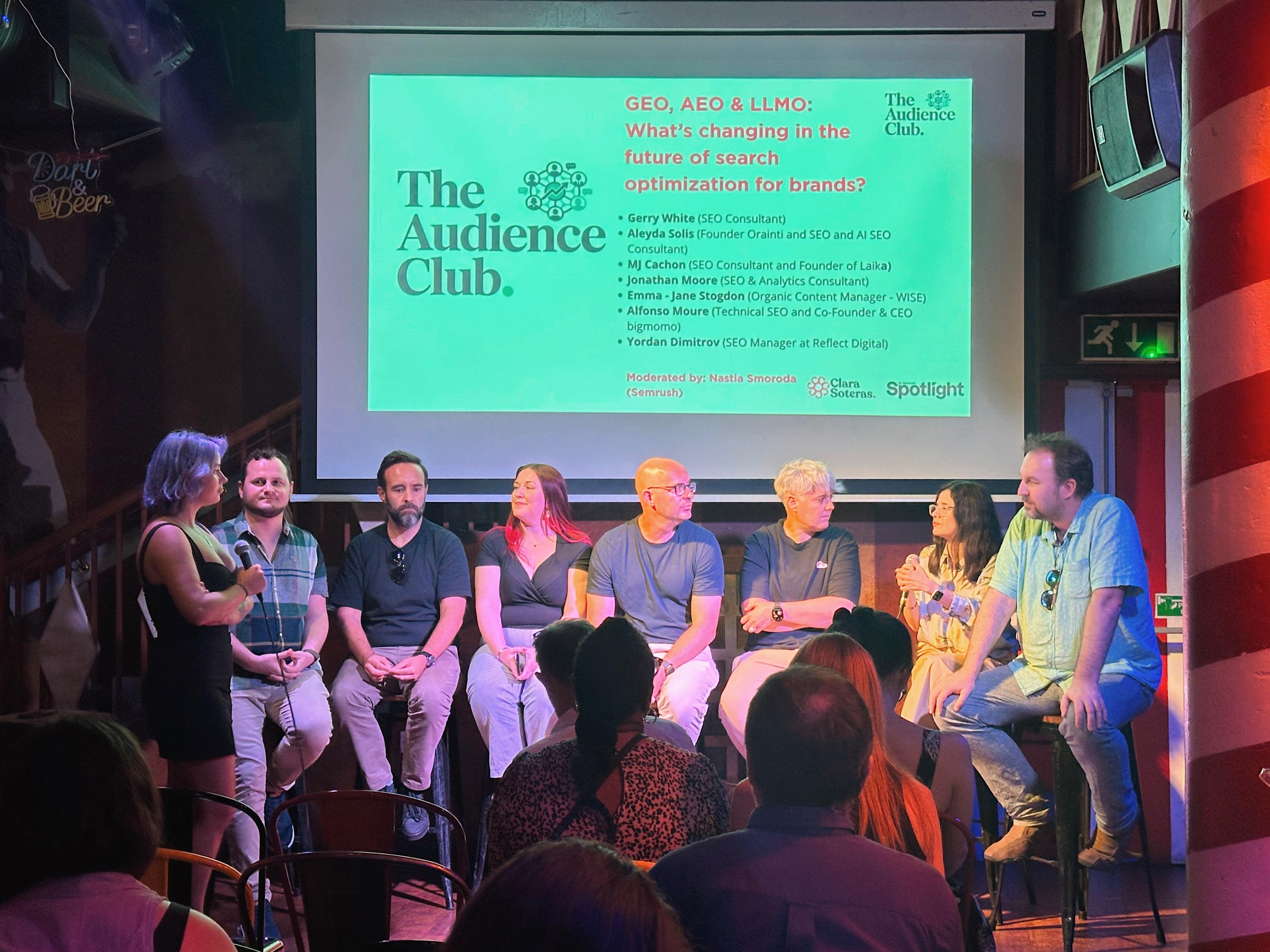 Yordan Dimitrov speaking at The Audience Club. 