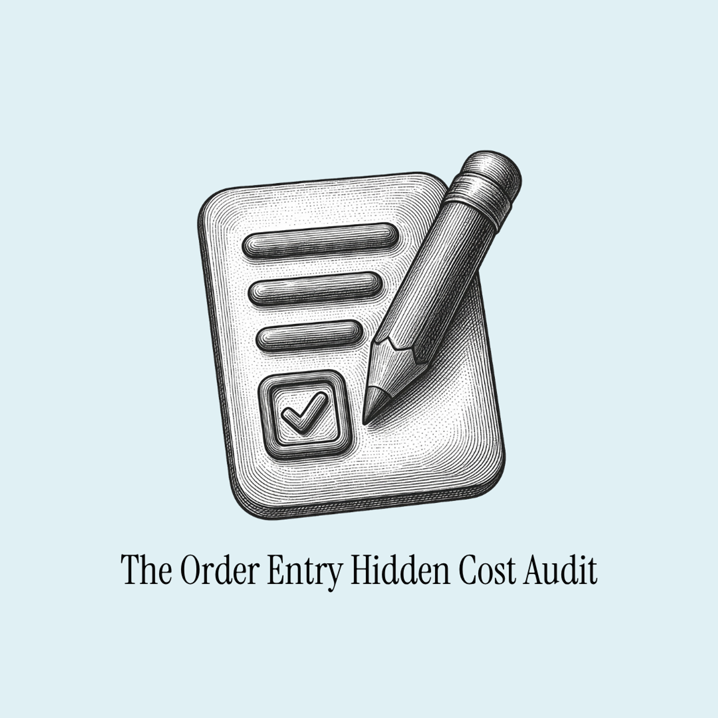 The Order Entry Hidden Cost Audit
