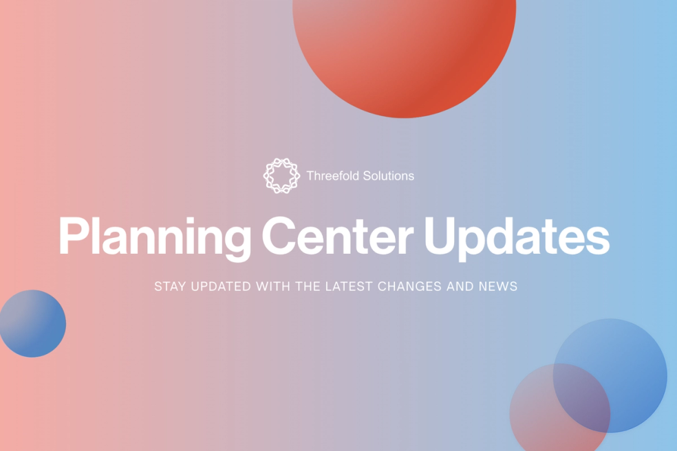 Planning Center Calendar Updates