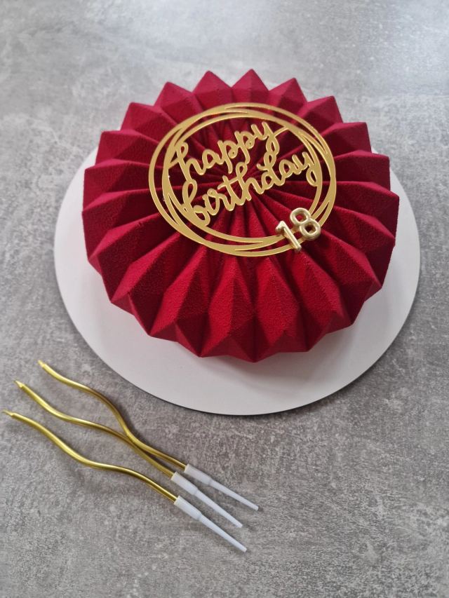 French-style mousse cake by JA Sweet Art in Peterborough