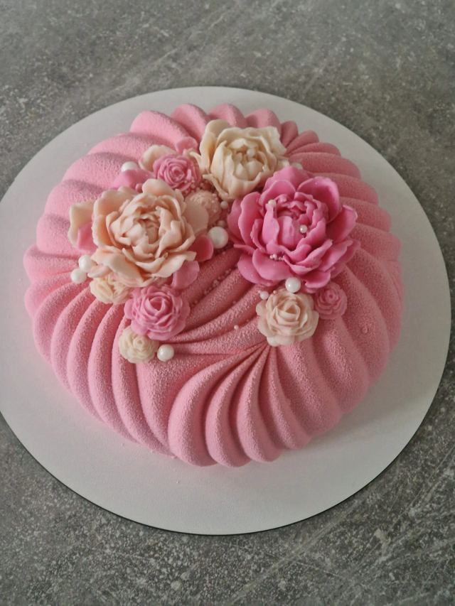French-style mousse cake by JA Sweet Art in Peterborough