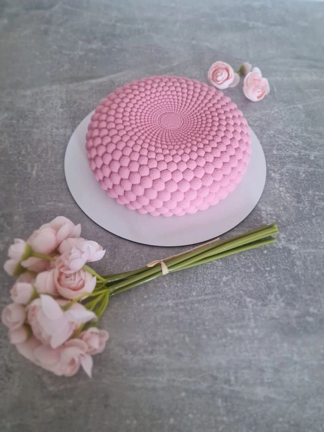 French-style mousse cake by JA Sweet Art in Peterborough
