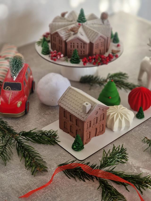 French-style mousse cake by JA Sweet Art in Peterborough