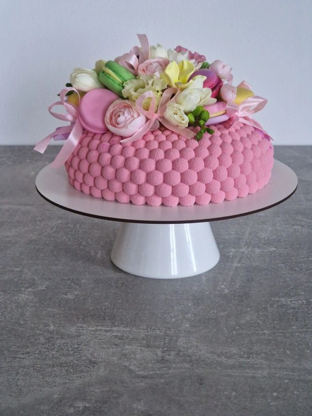 French-style mousse cake by JA Sweet Art in Peterborough