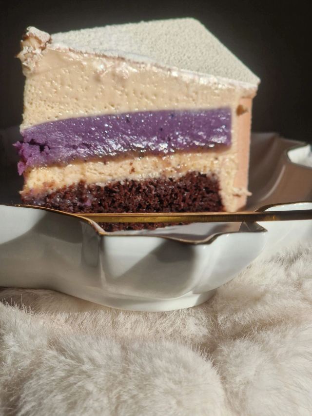French-style mousse cake by JA Sweet Art in Peterborough
