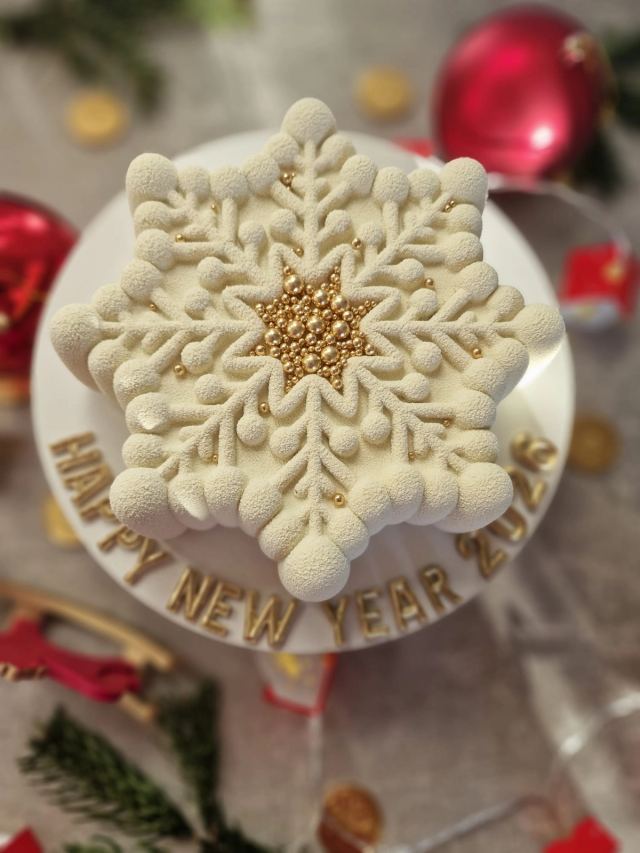 French-style mousse cake by JA Sweet Art in Peterborough