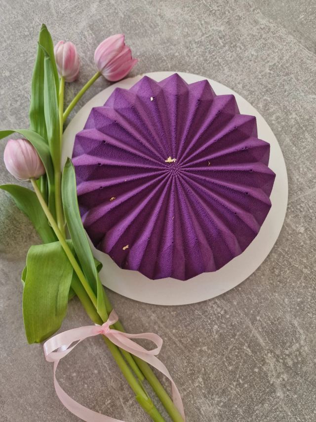 French-style mousse cake by JA Sweet Art in Peterborough