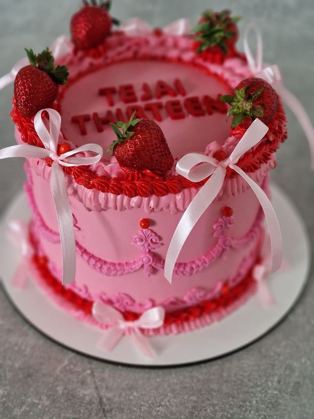 Bespoke sponge cake by JA Sweet Art in Peterborough