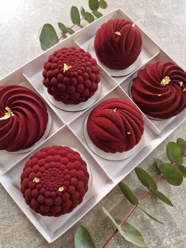 French-style mousse cake by JA Sweet Art in Peterborough