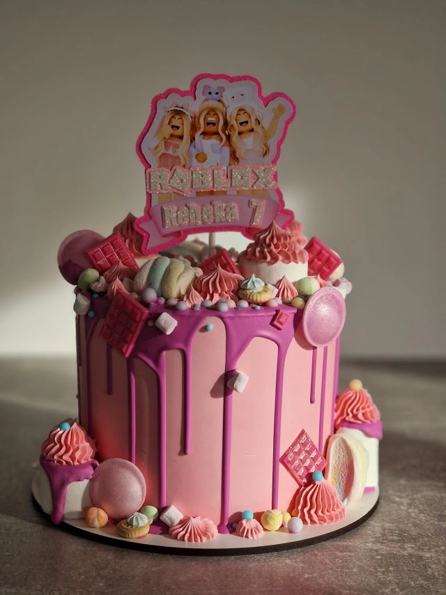 Bespoke sponge cake by JA Sweet Art in Peterborough