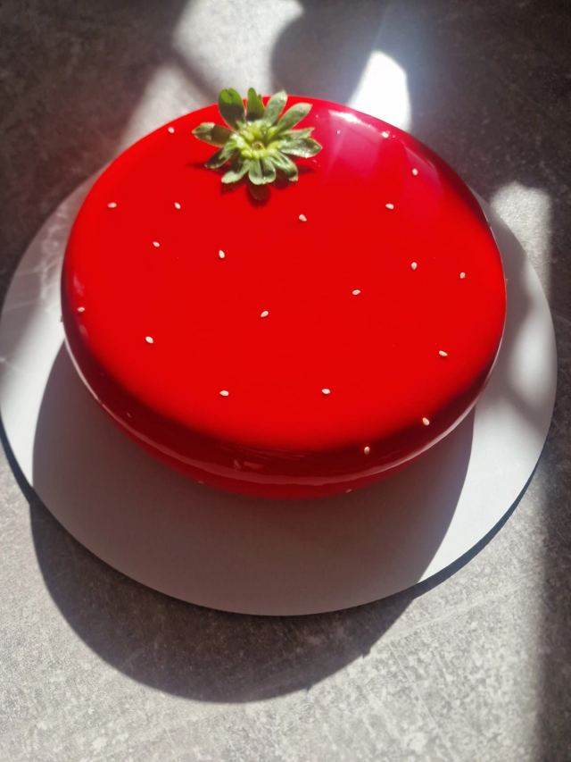 French-style mousse cake by JA Sweet Art in Peterborough
