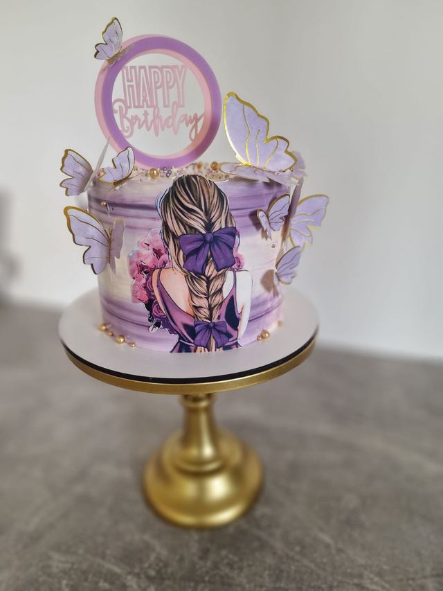 Bespoke sponge cake by JA Sweet Art in Peterborough