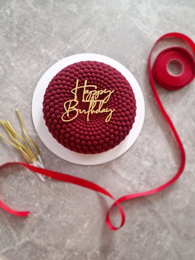French-style mousse cake by JA Sweet Art in Peterborough