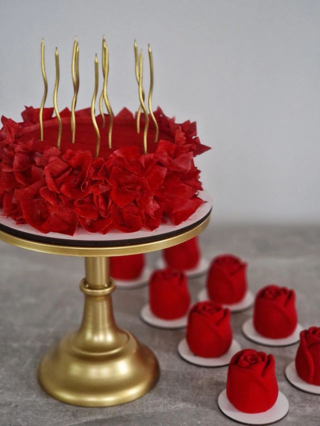 French-style mousse cake by JA Sweet Art in Peterborough