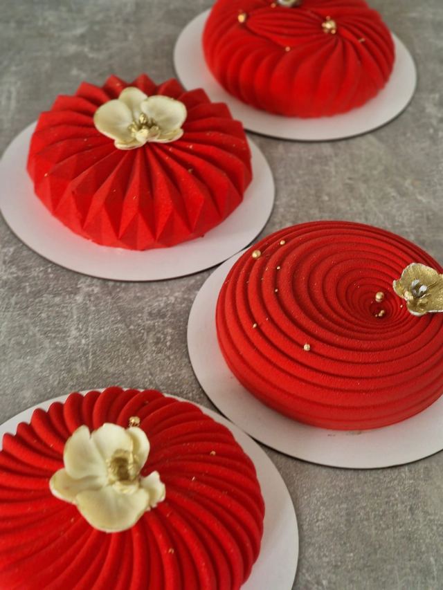 French-style mousse cake by JA Sweet Art in Peterborough