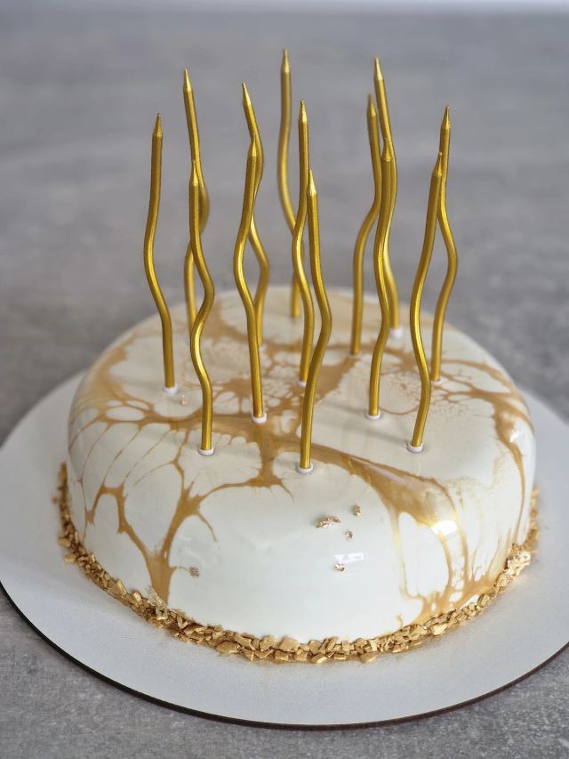 French-style mousse cake by JA Sweet Art in Peterborough