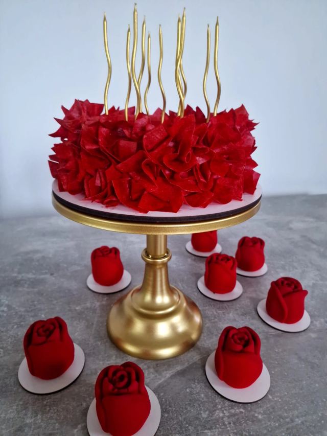 French-style mousse cake by JA Sweet Art in Peterborough