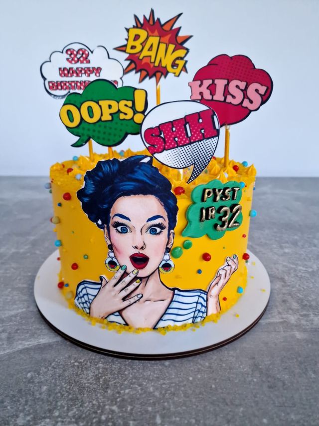 Bespoke sponge cake by JA Sweet Art in Peterborough