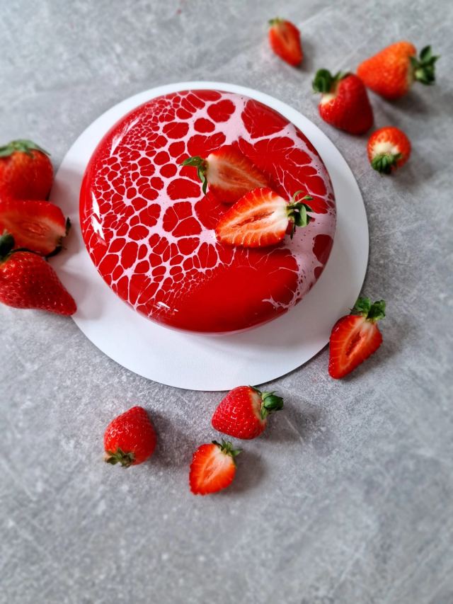 French-style mousse cake by JA Sweet Art in Peterborough