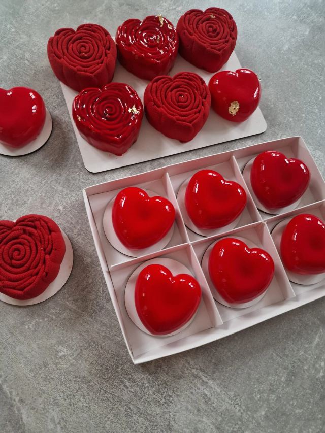 French-style mousse cake by JA Sweet Art in Peterborough