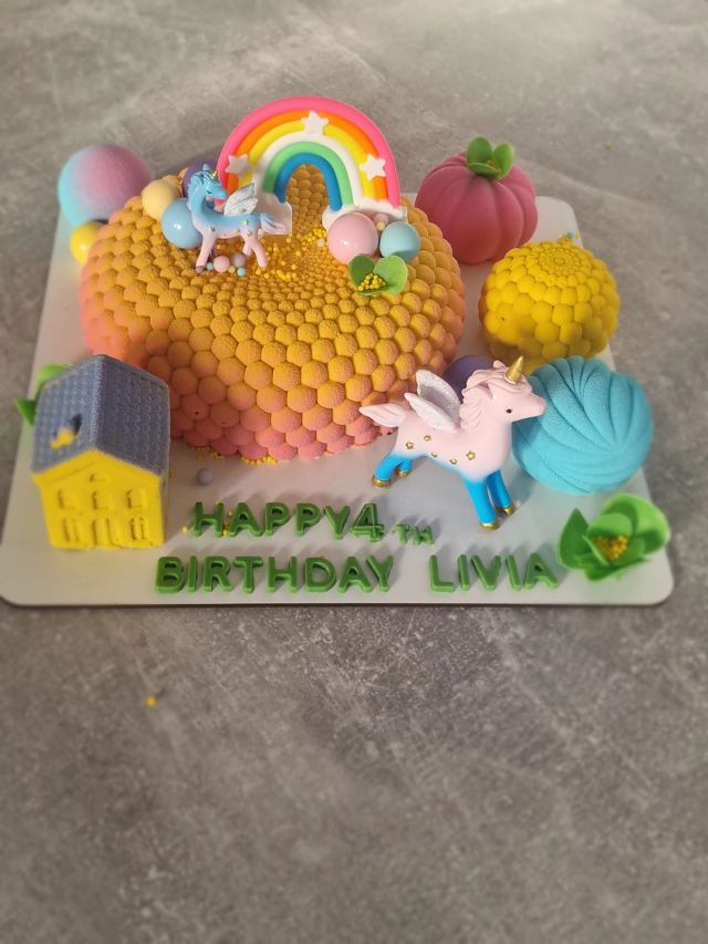 French-style mousse cake by JA Sweet Art in Peterborough