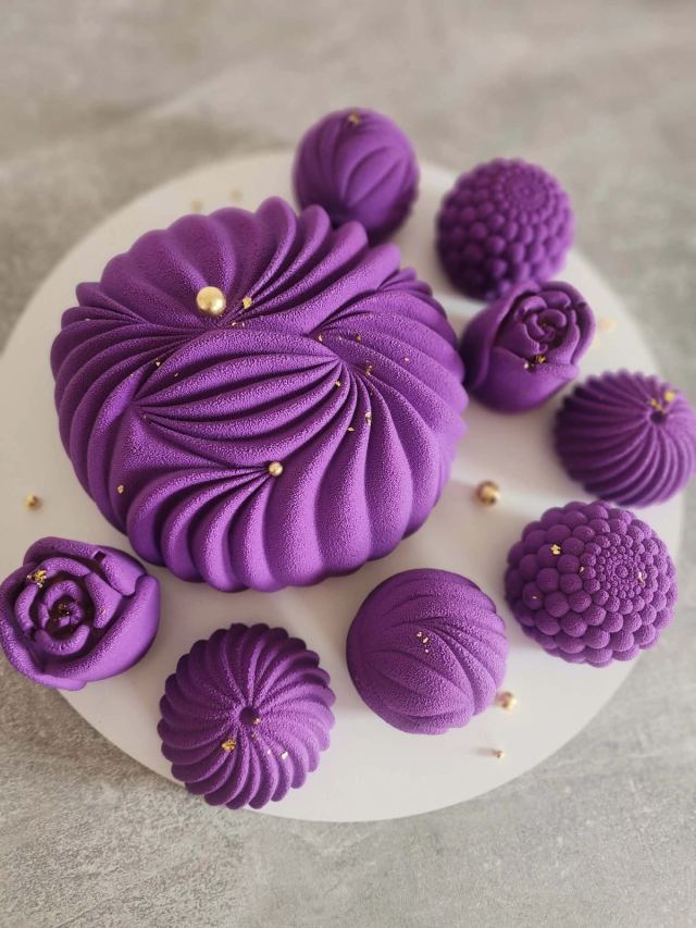 French-style mousse cake by JA Sweet Art in Peterborough