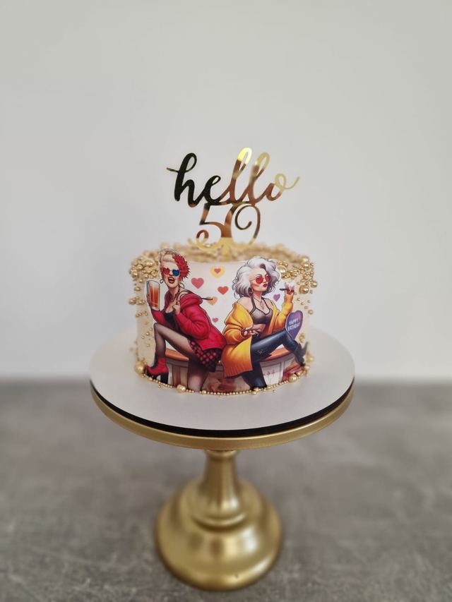 Bespoke sponge cake by JA Sweet Art in Peterborough