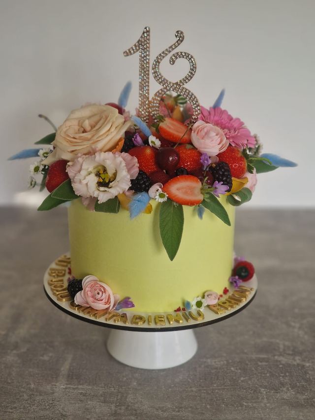 Bespoke sponge cake by JA Sweet Art in Peterborough
