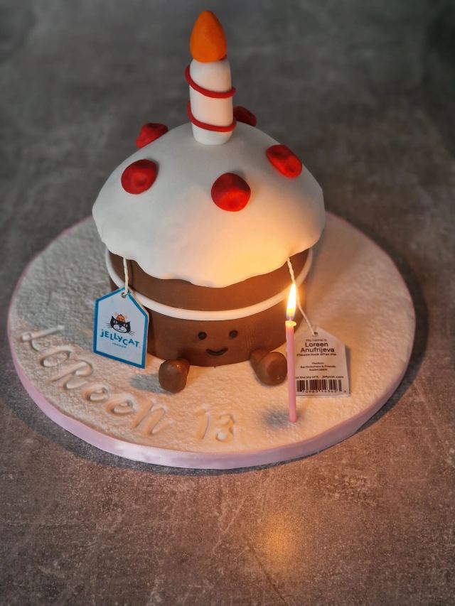Bespoke sponge cake by JA Sweet Art in Peterborough