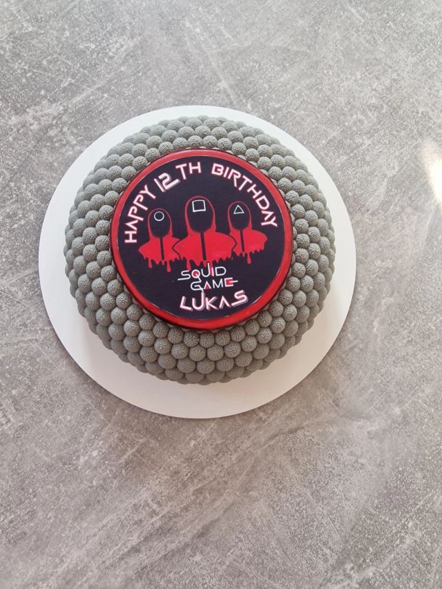 French-style mousse cake by JA Sweet Art in Peterborough