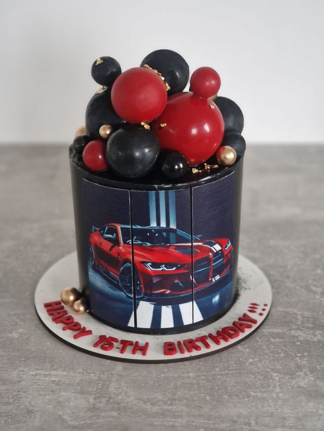 Bespoke sponge cake by JA Sweet Art in Peterborough