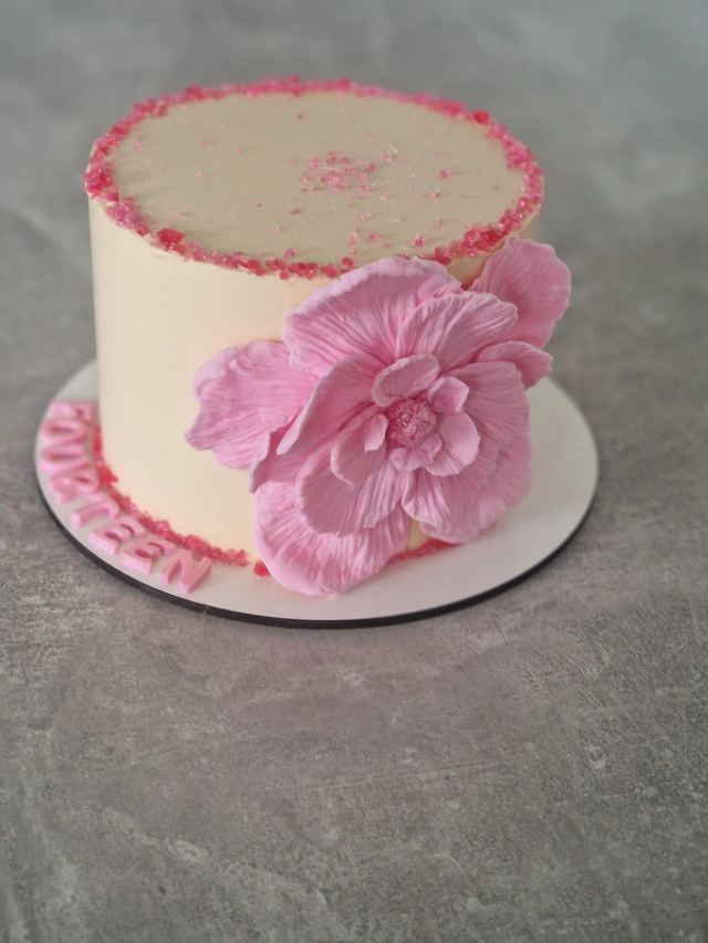 Bespoke sponge cake by JA Sweet Art in Peterborough