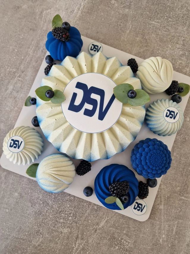 French-style mousse cake by JA Sweet Art in Peterborough