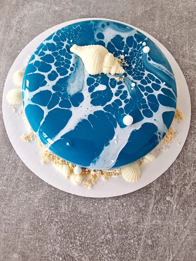 French-style mousse cake by JA Sweet Art in Peterborough