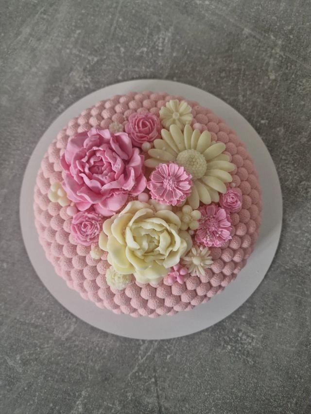 French-style mousse cake by JA Sweet Art in Peterborough