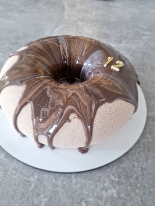 French-style mousse cake by JA Sweet Art in Peterborough
